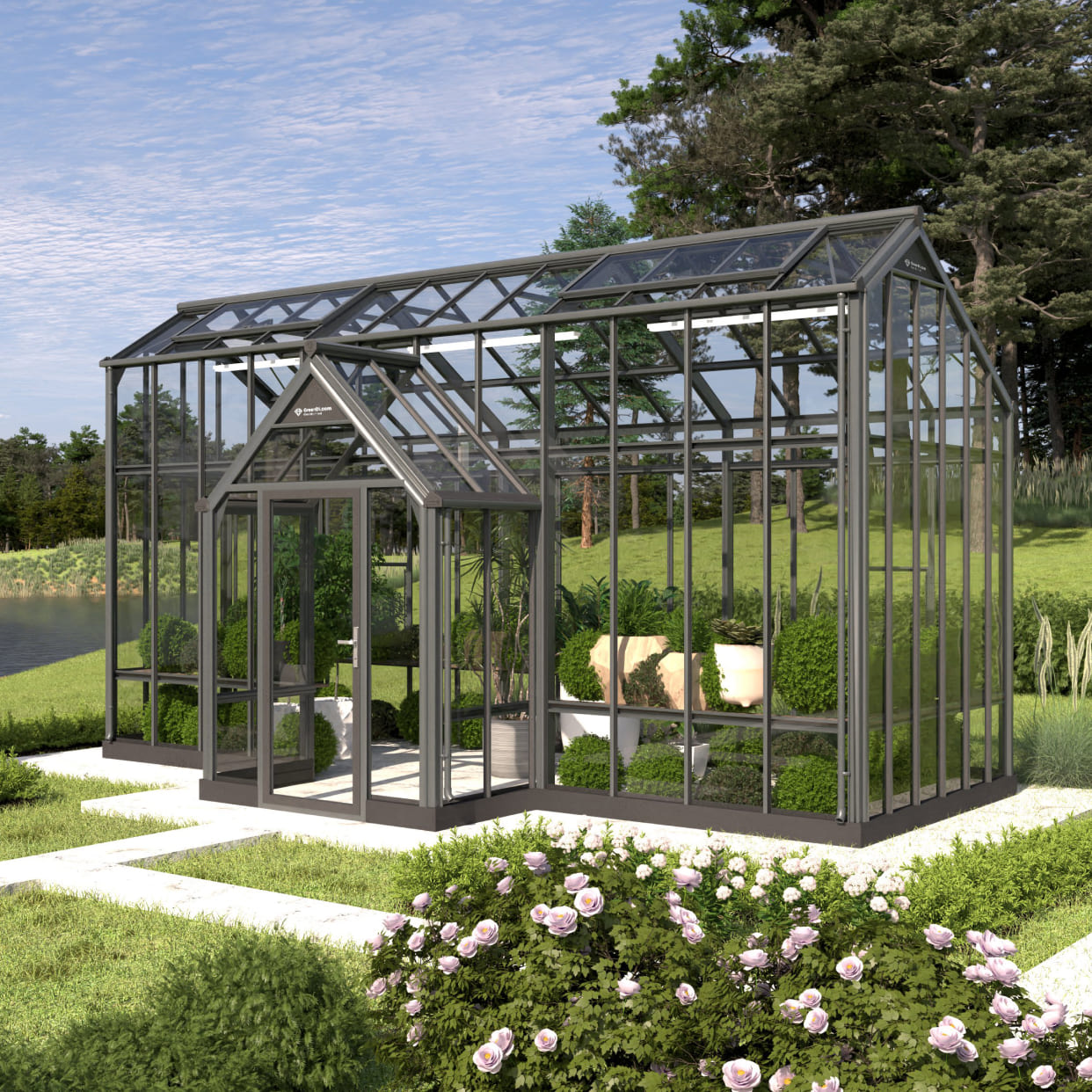 GreenDi glass greenhouses - Aesthetics and sophistication in your garden